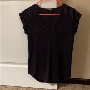 Express short sleeve blouse